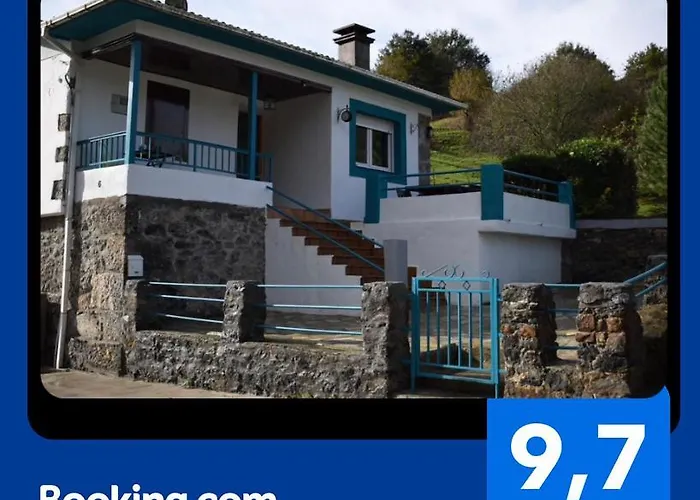 La Casa Azul, Un Oasis De Calma, Vistas Impresionantes Con Piscina, Saltador, Barbacoa Y Acceso Al Rio Ason Holiday home